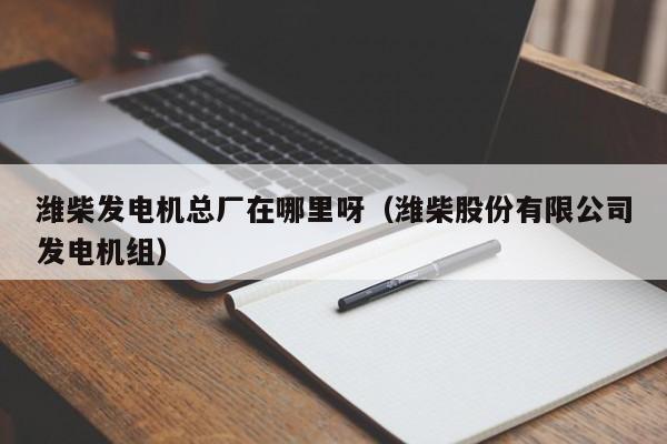 潍柴发电机总厂在哪里呀（潍柴股份有限公司发电机组）